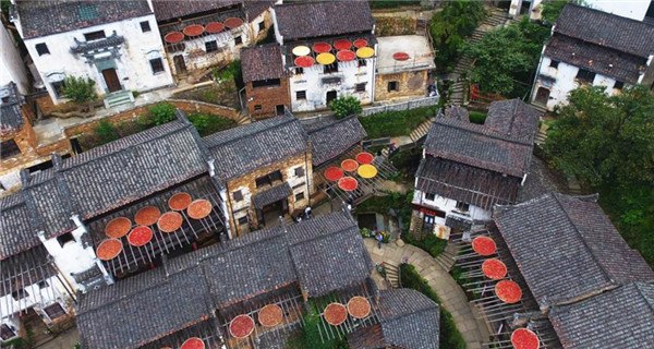 Ancient village Huangling known for nature and agricultural customs