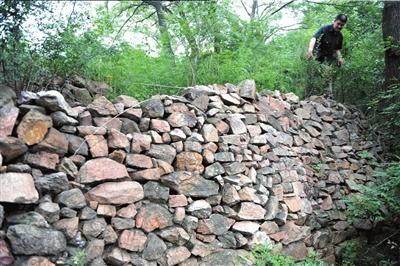 Part of the Great Wall discovered in the Changping District