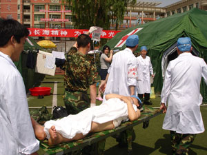 Peng Guohua, man on the stretcher, inspired the new movie.