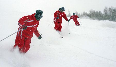 Wanlong is one of the Chinese ski resorts large enough for skiers to plan