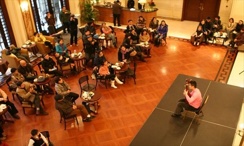 Music fans take part in the Afternoon Tea Music series at the Shanghai Concert Hall. Photo: Courtesy of the concert hall