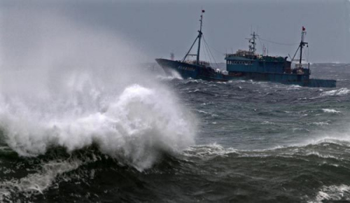 Photo of Yuejiangchengyu No. 91104 from Weihai city of East China's Shandong province on Aug 27. Two fishing boats, Yuejiangchengyu No. 91104 and No. 91105, both from Weihai city of East China's Shandong province, capsized around 2:40 am local time in waters about 1.8 kilometers from South Korea's port of Hwasun in Jeju's Seogwipo. [Photo/Xinhua]