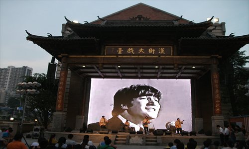 The Beijing Beatles perform at a concert in July this year at Wuhan, Hubei Province. Photo: Courtesy of Troy Reilly 