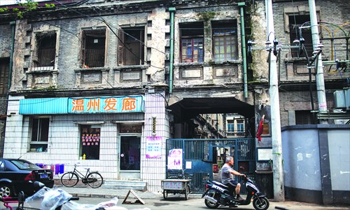   5. Tai'anli's time-worn entrance. Photos: Li Hao/GT 