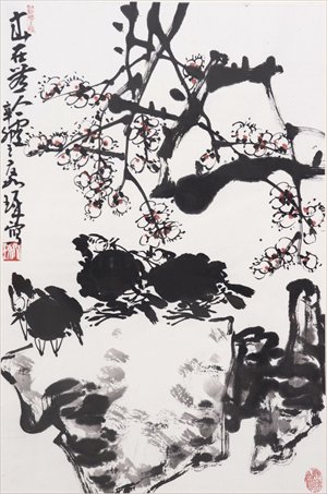 Spring by Cui Ruzuo (2011), one of 100 paintings now on display Photo: Courtesy of Gehua Daguan Art Museum