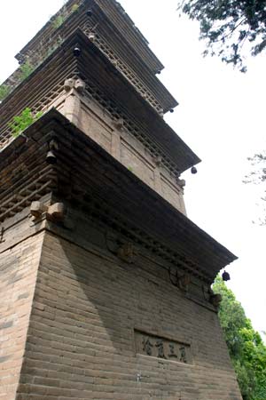 The pagoda where the remains of Xuanzang, a prestigious Chinese Buddhist monk and traveler, was buried. Provided to China Daily