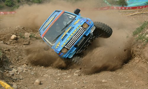 Off-road racing gives drivers an adrenaline rush they never feel on Beijing's congested roadways. Photo: Courtesy of Zhang Yajun