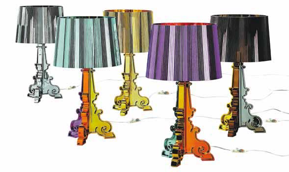 Kartell introduces its ultramodern furniture, such as the Masters Chair and Bourgie Lamp, to the Chinese market.