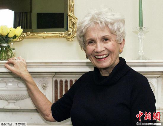 File photo of Canadian writer Alice Munro