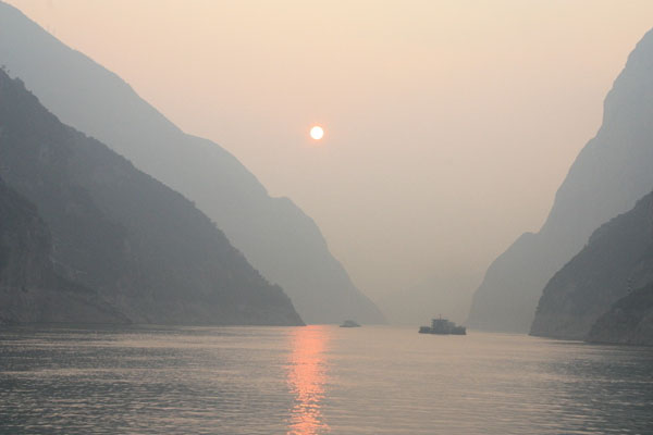 The scenery of the Three Gorges  