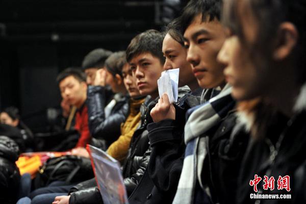 Competition is fierce for a place at China's Central Academy of Drama. (Photo by Chinanews.com)