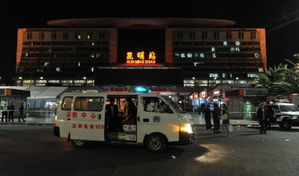 At least 29 dead in Kunming railway station violence