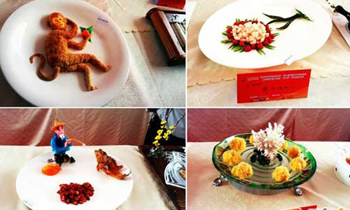 Some of the creations from contestants at the National Culinary Competition