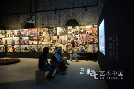 The inside of China Pavilion.(Photo/art.china.cn)