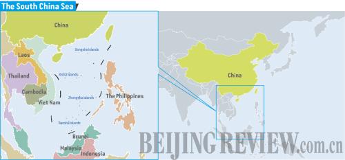 According to China's Ministry of Foreign Affairs, more than 40 of the Nansha Islands in the South China Sea are occupied by other countries: Viet Nam occupies 29, the Philippines eight, and sovereignty over the remainder of the occupied islands has been claimed by Brunei, Indonesia and Malaysia.