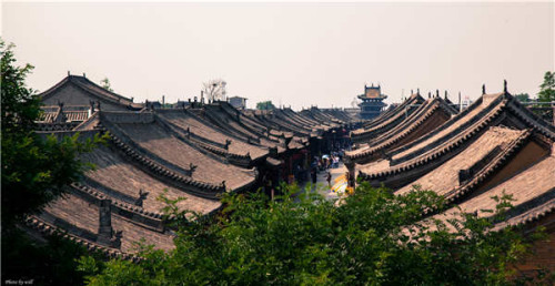 The Old Town of Pingyao. (Photo by Li Mengyuan/China Daily)