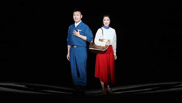 The opera Dream High in Aerospace, staged by the performing-arts company of the People's Liberation Army Air Force, sheds new light on the lives of test pilots. Photo provided to China Daily