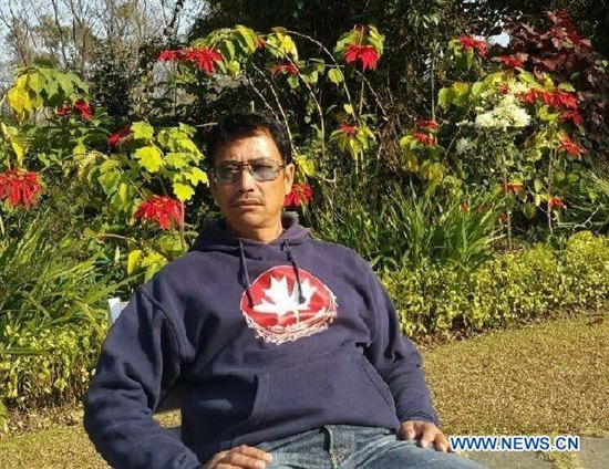 Undated file photo shows Pilot Roshan Manandhar of missing Tara Twin Otter plane. (Photo: Xinhua/Sunil Sharma)