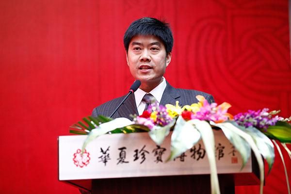 Sun Songlin, the founder of the National Museum of HUAXIA in Beijing. (Photo provided to chinadaily.com.cn)