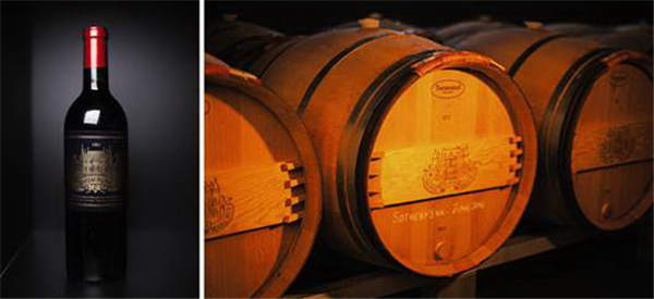 A Sotheby's auction of Chateau Palmer includes a barrel of the yet-to-be-released 2015 vintage. Provided to China Daily