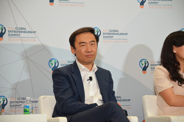 Feng Deng, founder of Northern Light Venture Capital. (Photo by LIA ZHU/chinadaily.com.cn)