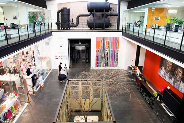 The Ullens Center for Contemporary Art, has developed into a hot spot in Beijing's art scene. (Photo provided to China Daily)