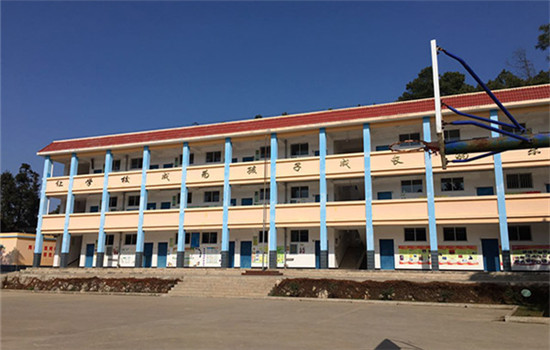 Gejia Primary School is one of the institutions which provide nutritional meals for students in rural areas. (Zhang Chunyan/chinadaily.com.cn)