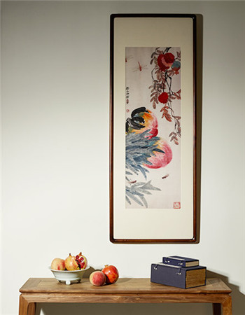 Blessings, a color ink painting of Qi Baishi (Photo provided to China Daily)