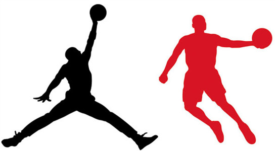 Trademarks of Jordan (left) and Qiaodan Sports