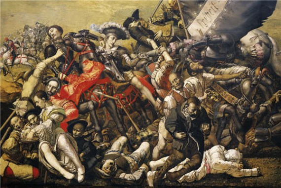 Battle of Frankenhausen by Werner Tubke. (Photo provided to China Daily)