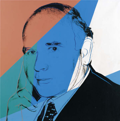 Peter Ludwig by Andy Warhol (Photo provided to China Daily)