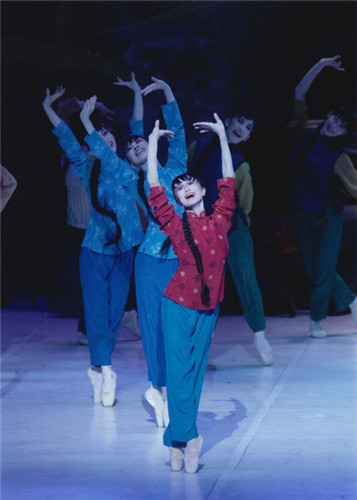 Japan's Matsuyama Ballet Troupe will tour China with its signature work, The White-Haired Girl. (Photo provided to China Daily)