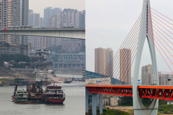 Qiansimen Bridge, Chongqing 2017. (Photo taken by Bruce Connolly)