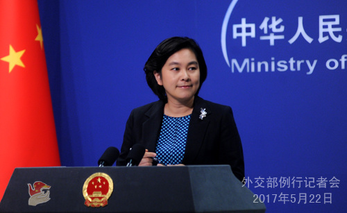 Chinese Foreign Ministry spokesperson Hua Chunying (Source: fmprc.gov.cn)