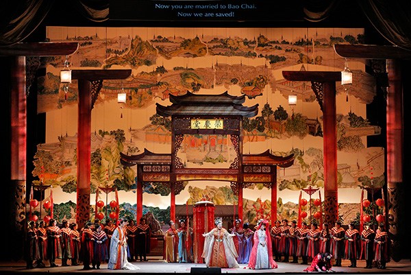 The opera The Dream of the Red Chamber will tour Beijing, Changsha and Wuhan in September. It premiered in the United States last year. (Photo provided to China Daily)