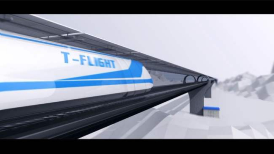 How the CASIC hyperloop might look.