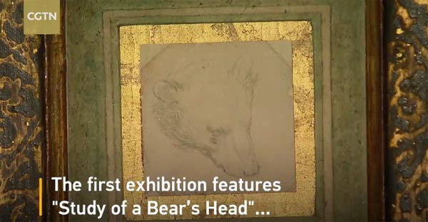 Leonardo da Vinci's 'Study of a Bear's Head' debuts in China