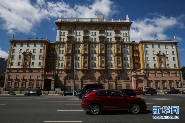 U.S. embassy in Moscow, Russia (Xinhua file photo)