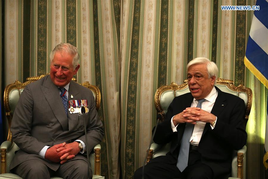 UK's Prince Charles, his wife start Greece visit