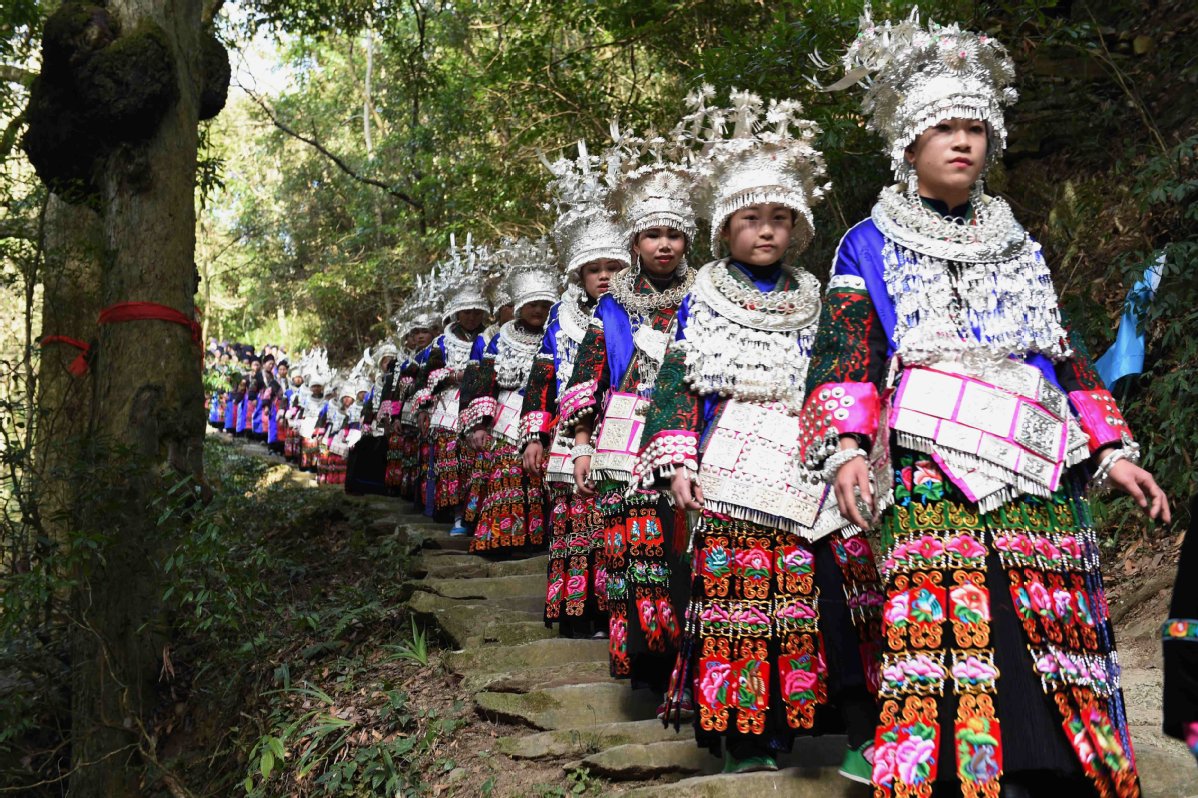 Guizhou residents protect cedar forest