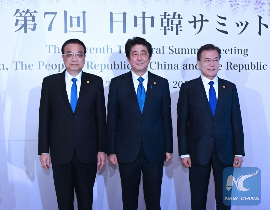UN chief welcomes China-Japan-ROK leaders' meeting in Tokyo