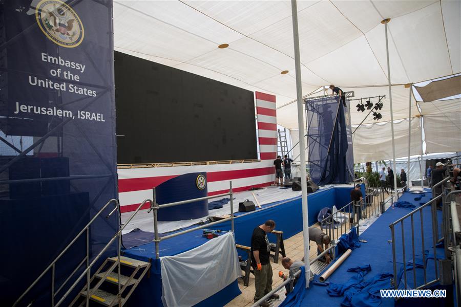 Israel prepares for inauguration of new U.S. embassy in Jerusalem