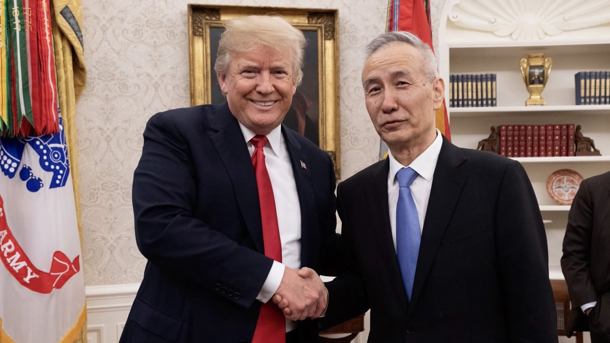 Trump meets with Chinese Vice Premier Liu He in Washington