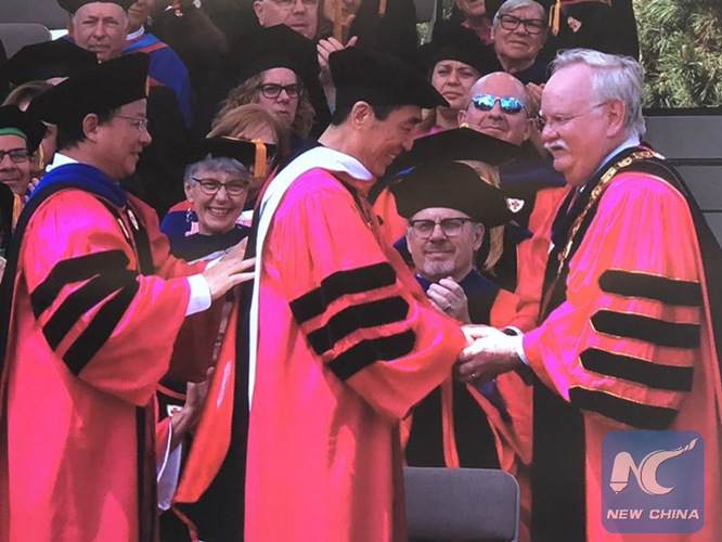Chinese filmmaker Zhang Yimou receives Boston University honorary degree