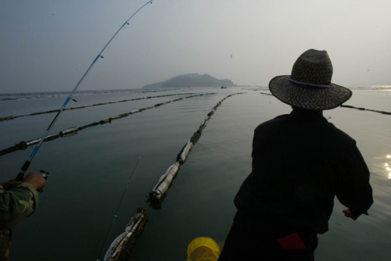 Sea fishing enthusiasts near Ningbo, Zhejiang province. Around 600,000 people in China spend more than 10,000 yuan on sea fishing every year, and 10 to 15 percent of them would like to buy yachts, according to Zhejiang Marine Tourism Research Center. (Photo: China Daily)