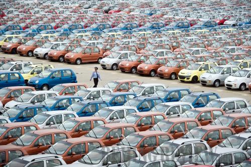   PRODUCTION BASE: Cars manufactured by Chery fresh off the production line (XINHUA) 