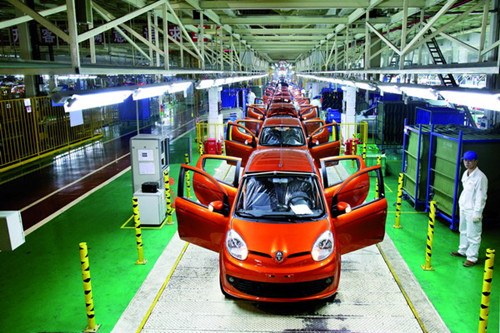 Changan Automobile expects to generate 5 percent of its overseas revenue from the US and Europe by 2017. [Photo/China Daily]