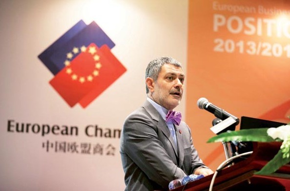 Davide Cucino of the European Chamber of Commerce in China has raised questions over inquiries. Wang Jing/China Daily