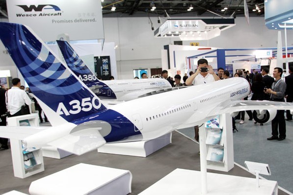 The Aviation Expo China 2013 opened in Beijing on Wednesday, with heavyweights such as Airbus SAS and Boeing Co present. A report said that there will be 5,357 new aircraft delivered to China in the next 20 years, including 3,602 single-aisle planes. Zou Hong/China Daily