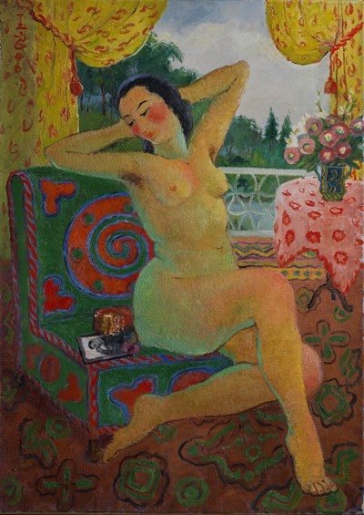 Nude by the Window by Chinese painter Pan Yu-lin [Photo provided to China Daily]